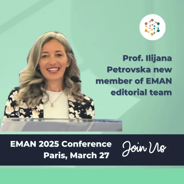 We are more than honored to welcome Prof. Ilijana Petrovska to the EMAN Conference Editorial Team! 📝✨

Prof. Petrovska is an accomplished academic and industry expert specializing in #marketing, #digitaltransformation, and #consumerbehavior. 

With over 20 years of experience, she is a Full Professor at the University American College Skopje and a Visiting Professor at the University of Rome Tor Vergata, where she teaches Digital Marketing and Consumer Choices.

Prof. Petrovska joins EMAN Editorial Team, alongside:
 📌 Prof. Carmen Nastase, Dean of the Stefan cel Mare University of Suceava / Faculty of Economics and Public Administration, Romania
 📌 Dr. Silvia Baiocco, Assistant Professor at the Faculty of Economics, University of Rome Tor Vergata, Italy

Join us in Paris or online/virtually.

📢 Submit your abstract to #EMAN2025!
Abstract registration is open till March 13, 2025.

🔗 www.eman-conference.org

#EMANConference #AI #AcademicResearch